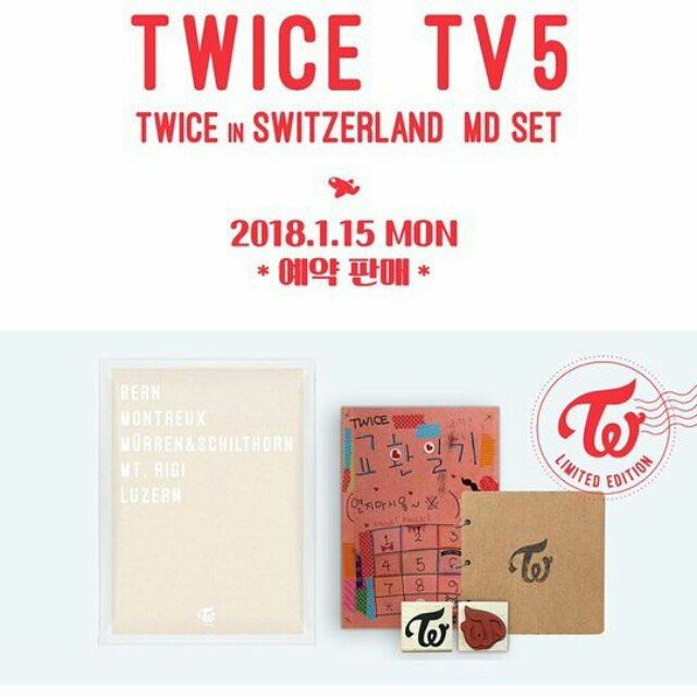 TWICE TV5: TWICE IN SWITZERLAND (Photo Albums) [Official Merch]