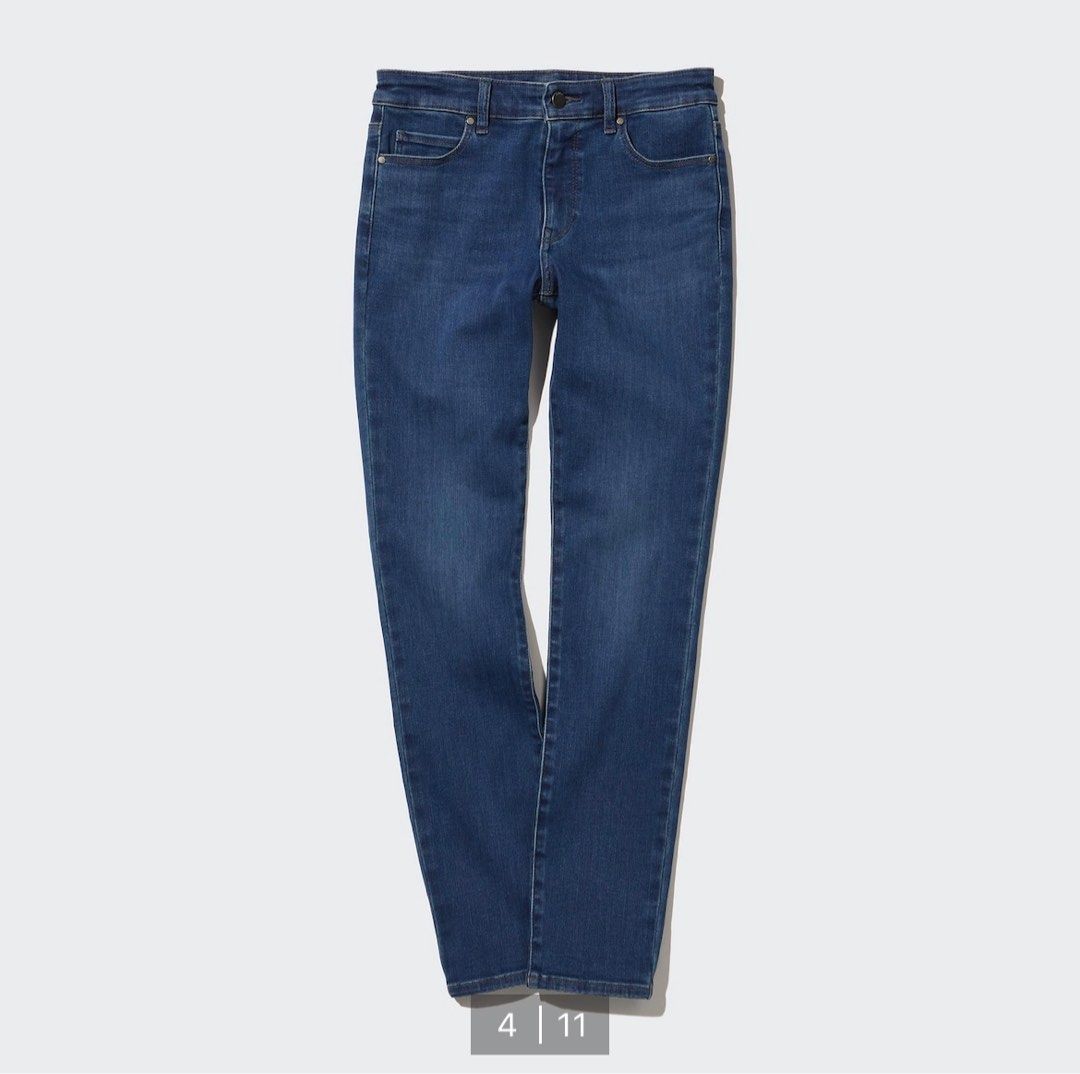 Uniqlo ultra stretch coloured jeans, Men's Fashion, Bottoms, Jeans on  Carousell