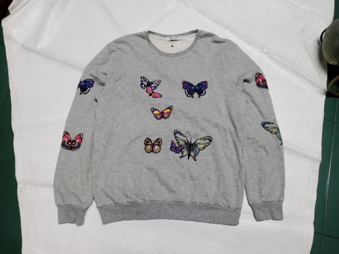 Valentino butterfly sweatshirt outlet