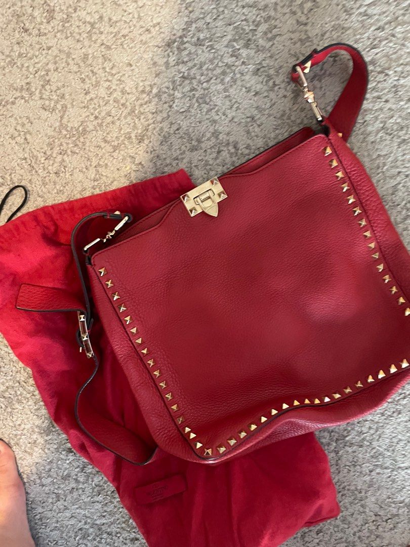 Red valentino rockstud bag online