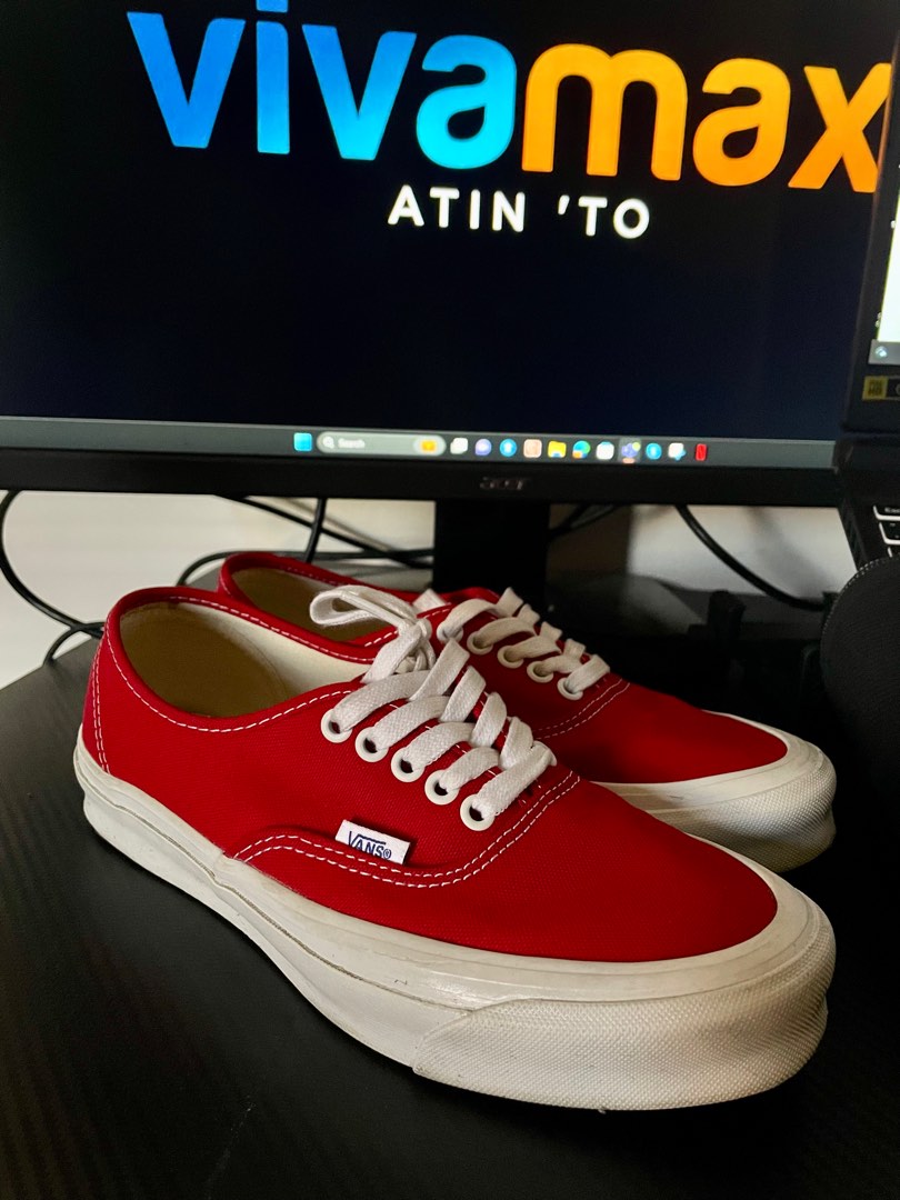 Vans vault hot sale red chili