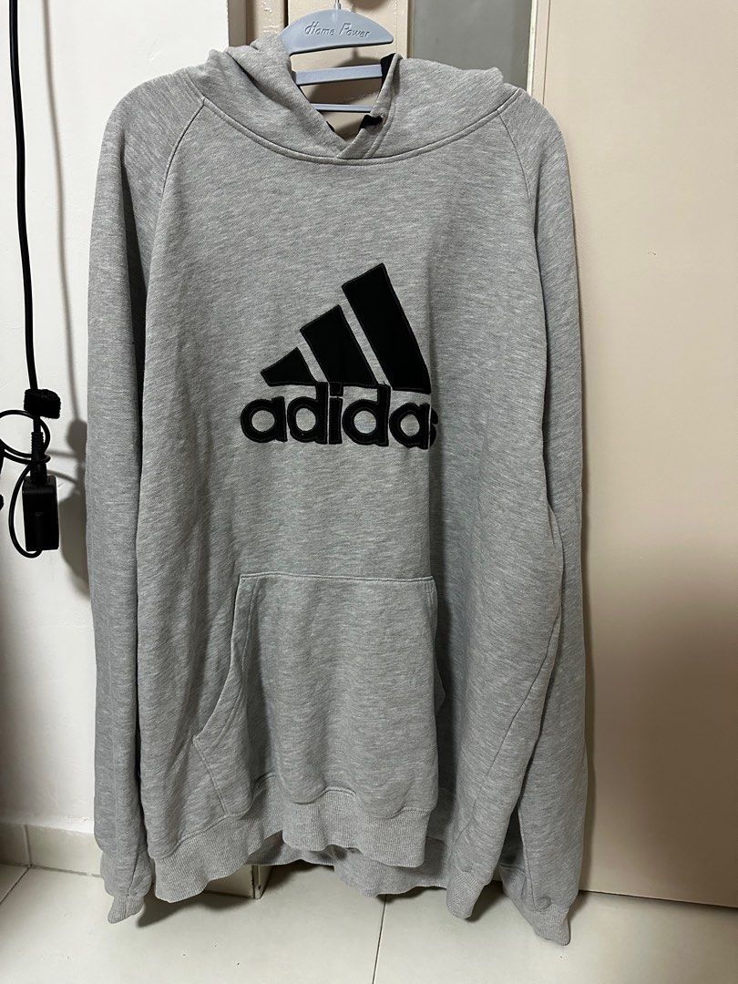 Vintage Adidas Jacket Grey, Men's Fashion, Coats, Jackets and Outerwear