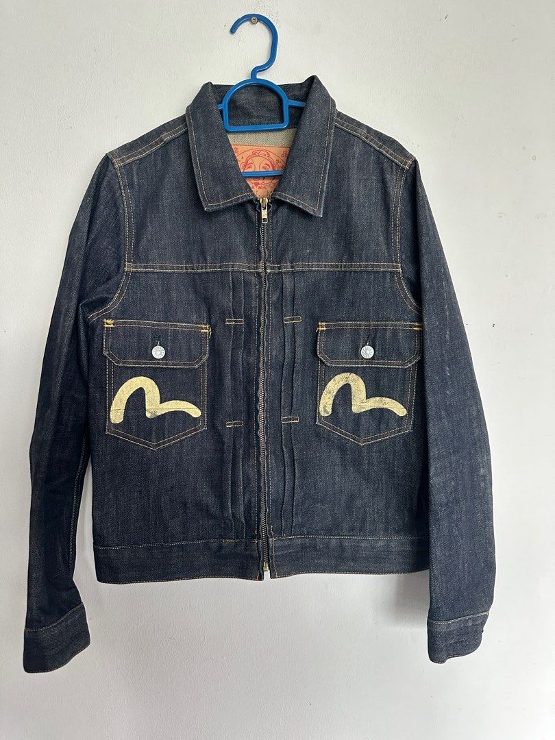 Vintage evisu type 2 denim jacket M size Men s Fashion Coats