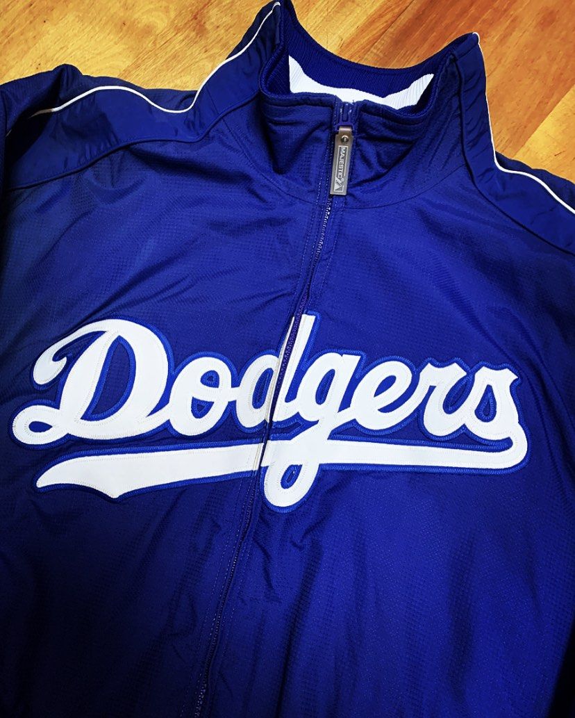 Vintage MLB Majestic LA Dodgers Jacket 洛杉磯道奇隊教練外套, 他的
