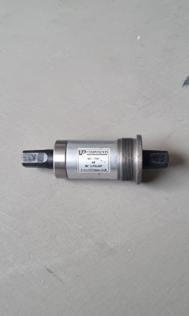 VP Bottom Bracket (Category: Parts & Accessories) located in Singapore. Submitted by zacksicko (Listing ID 1263987621, Image 1). Description: - Bottom Bracket Square Tapered. (One Side Only) - Received from a friend of mine. - Never used it, hence selling away. - No defects/damage. - Negotiable:).