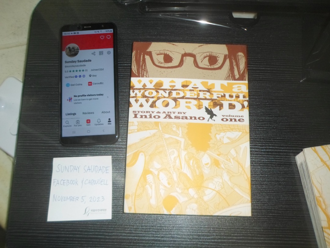 What a Wonderful World! Vol. 1 by Inio Asano (VIZ) (RARE, OUT OF PRINT