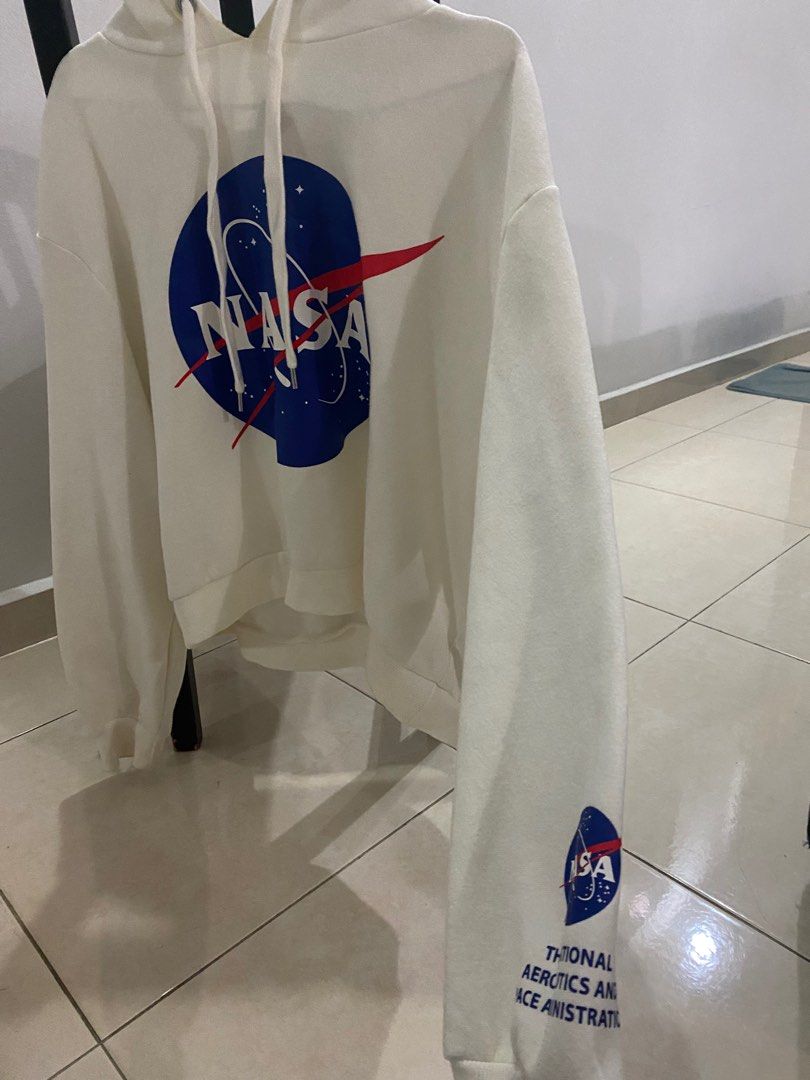 White discount nasa sweater