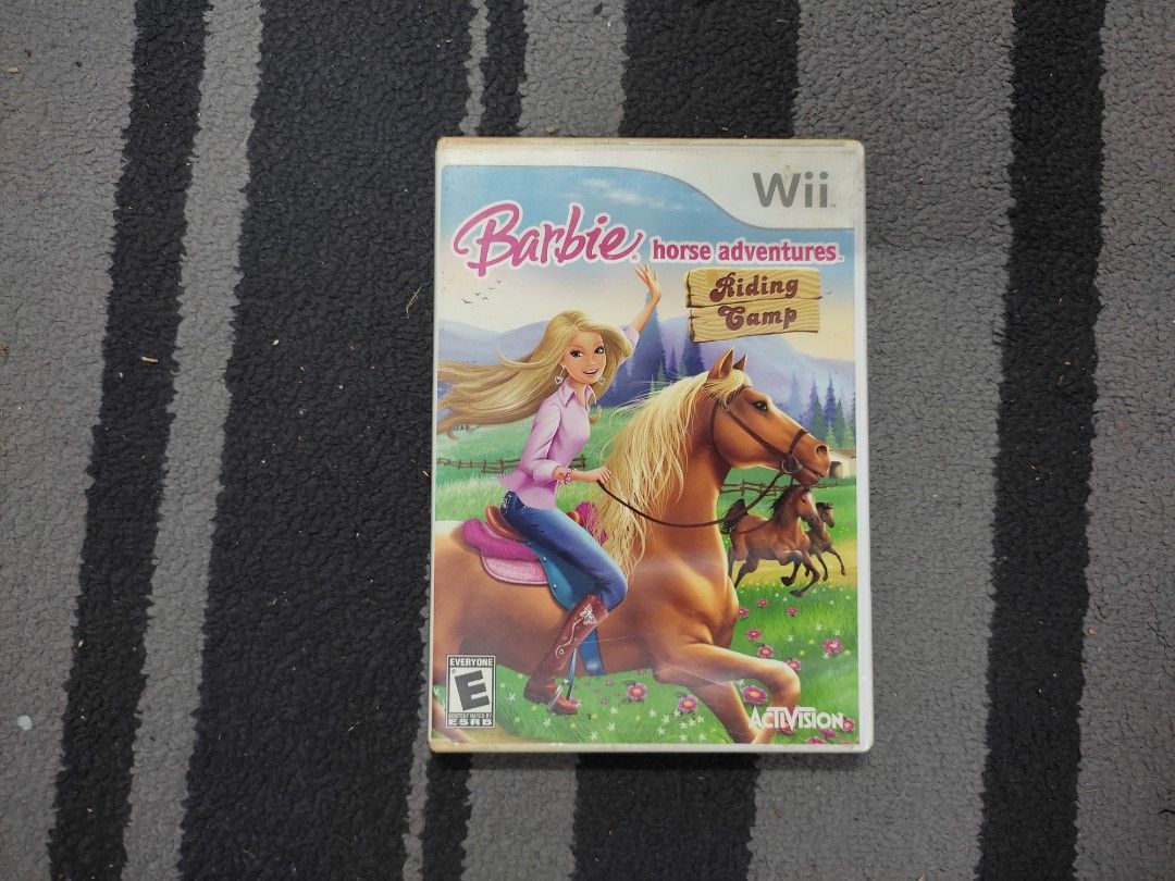 Wii Barbie Horse Adventures US version Video Gaming Video