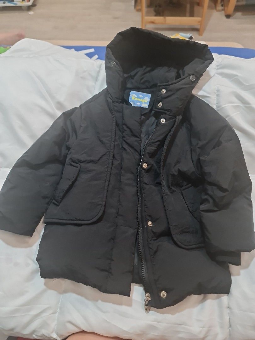 Winter Jacket (Category: Babies & Kids Fashion) located in Singapore. Submitted by ak_shopping (Listing ID 1264011735, Image 1). Description: wear once as kid out grown the jacket. Self collect at Tampines.