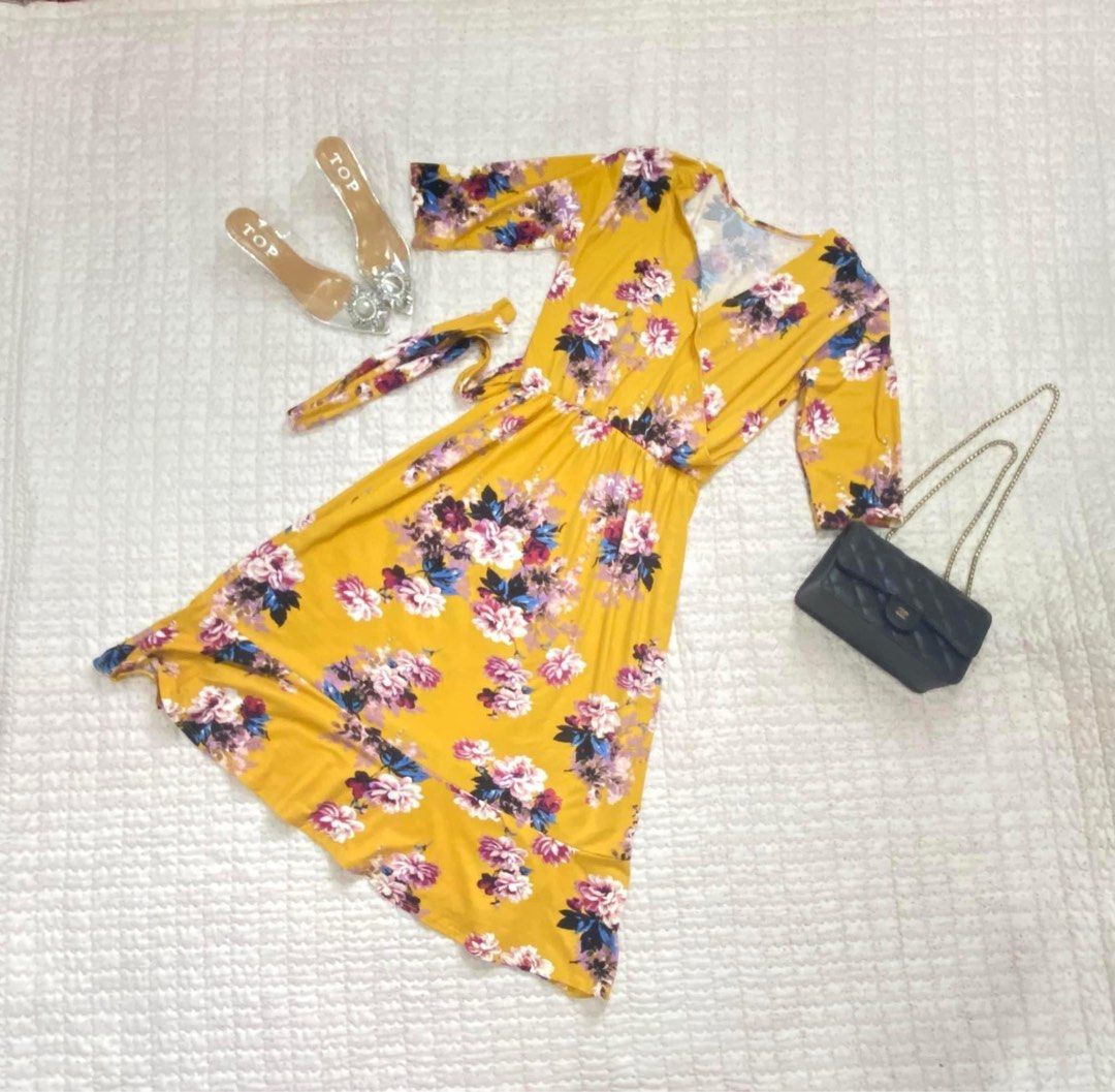 Yellow church dresses deals