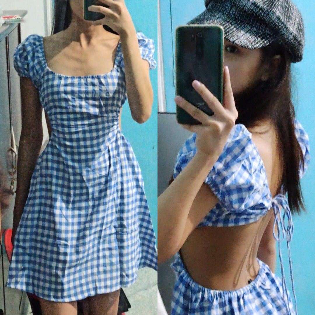 Zaful gingham sales dress