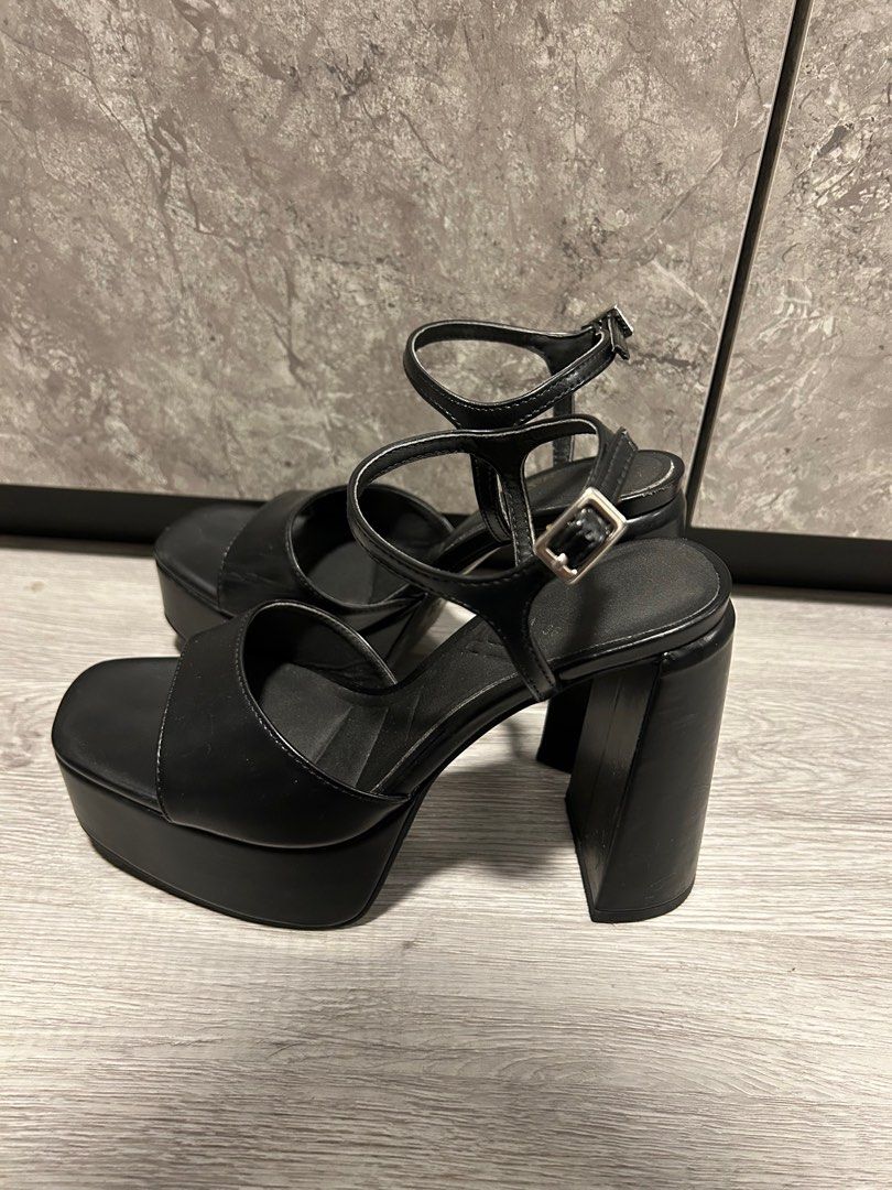 Zara High Heel Platform Sandals, Women's Fashion, Footwear, Sandals on  Carousell