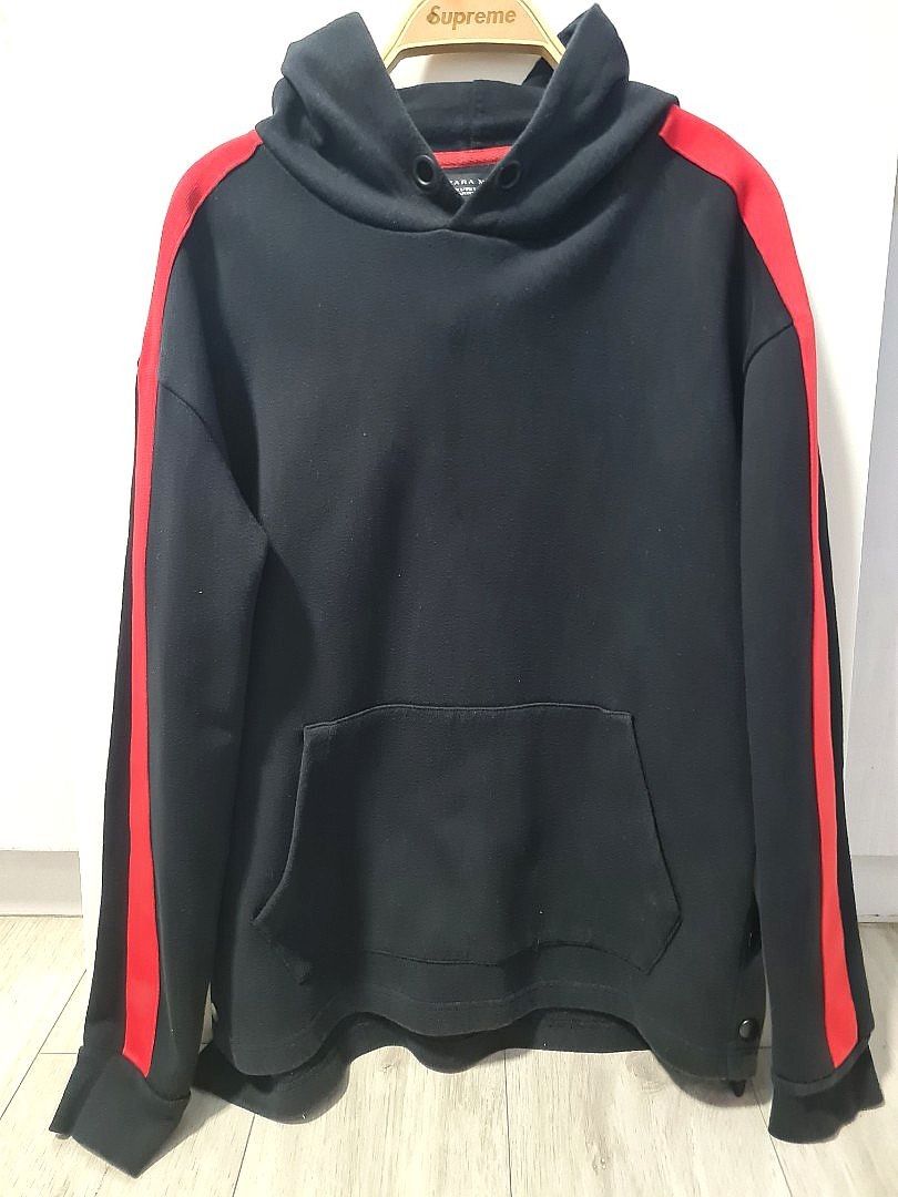 Red hoodie clearance zara