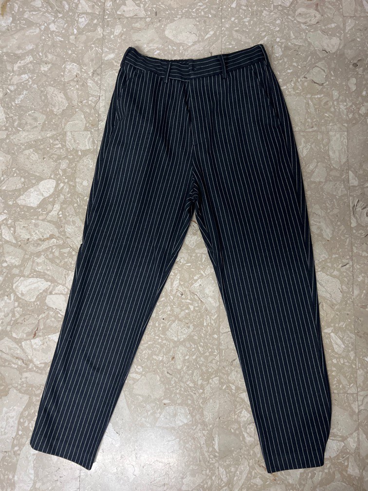 Zara Striped Pants, Men's Fashion, Bottoms, Trousers on Carousell
