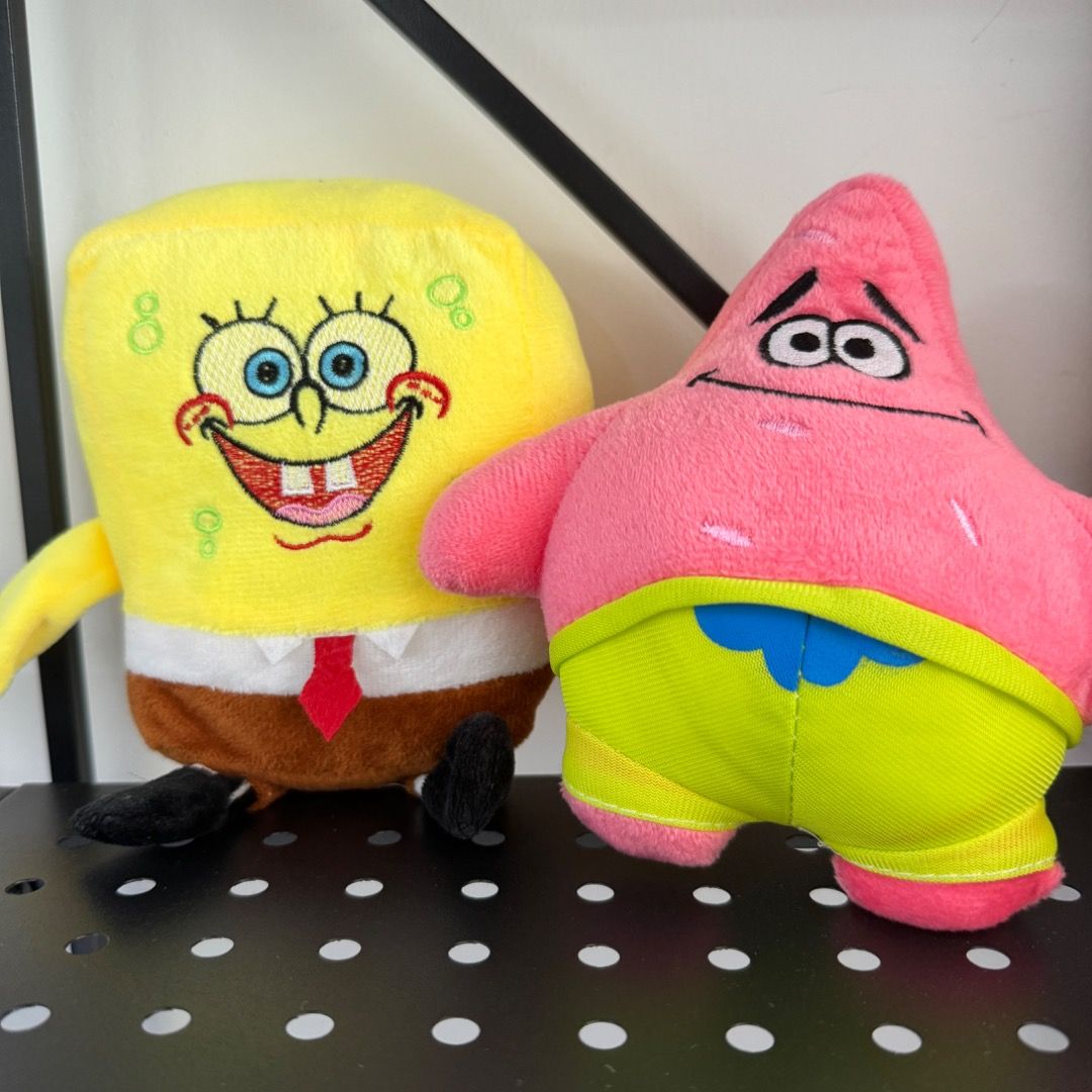 2 pieces SpongeBob Square Pants, Hobbies & Toys, Toys & Games on Carousell