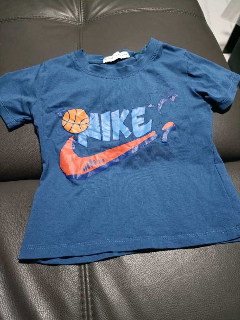 White blue orange nike shirt on sale