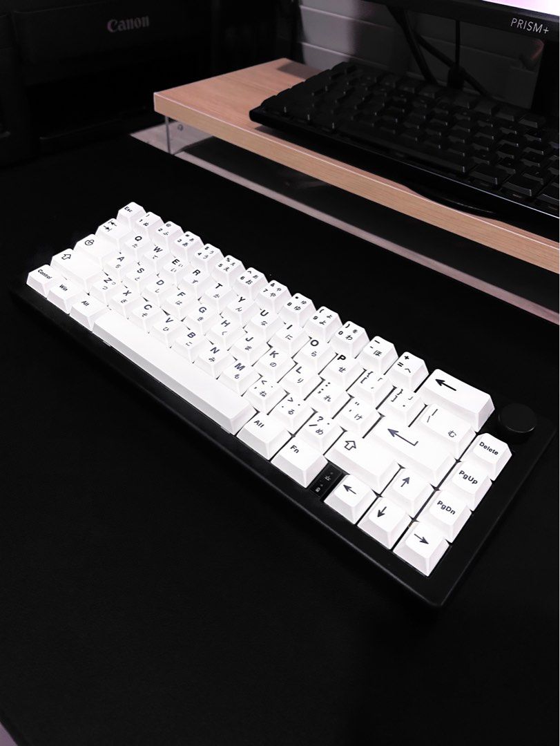 65% Custom Mechanical Keyboard ( Jap White Keycaps), Computers & Tech ...