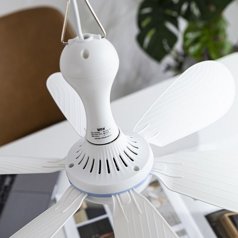 6 Leaves USB Ceiling Fan Hanging Camping Hanging Tent Fans