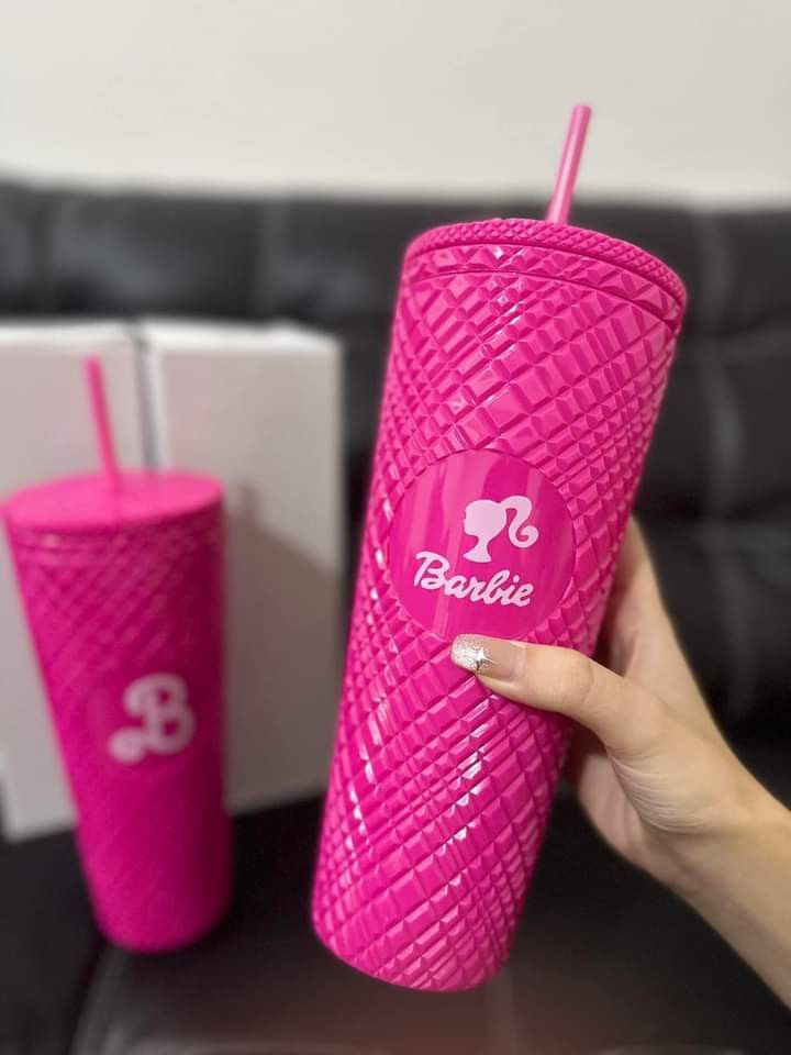800ML BARBIE PINK BLING TUMBLER, Furniture & Home Living, Kitchenware &  Tableware, Water Bottles & Tumblers on Carousell