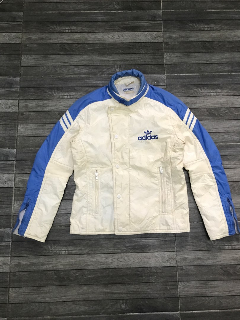 80s VINTAGE ADIDAS BIKER JACKET Men s Fashion Coats Jackets and