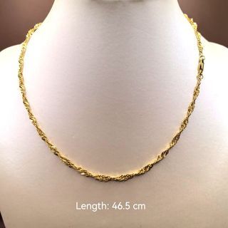 916 Gold Herringbone Chain
