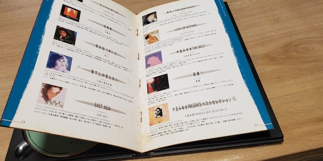 早期版中島美雪95香港演唱會紀念版4CD碟 95 年出版正版碟, 興趣及遊戲