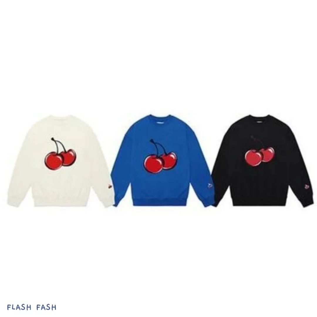 ✈️韓國代購】 韓國品牌Kirsh Big Cherry Sweatshirt, 女裝, 上衣, T