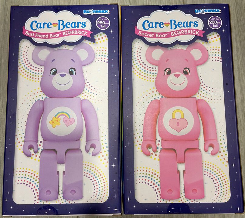 全新未開bearbrick carebear Set 400 ％, 興趣及遊戲, 玩具& 遊戲類