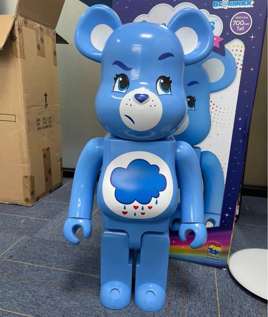 Angry Care Bears Grumpy Bear 1000% MEDICOM TOY BE@RBRICK