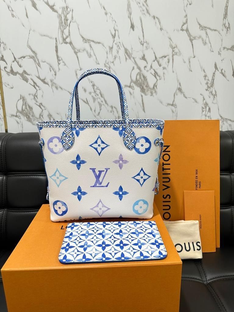 Lv hotsell watercolor neverfull