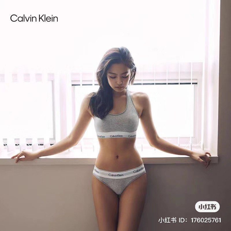 CALVIN KLEIN Underwear Modern Cotton Lightly Lined Bralette in Grey