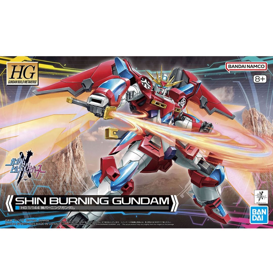 PRE ORDER / 預訂]BANDAI HG 1/144 神燃燒高達高達創世系列組裝模型