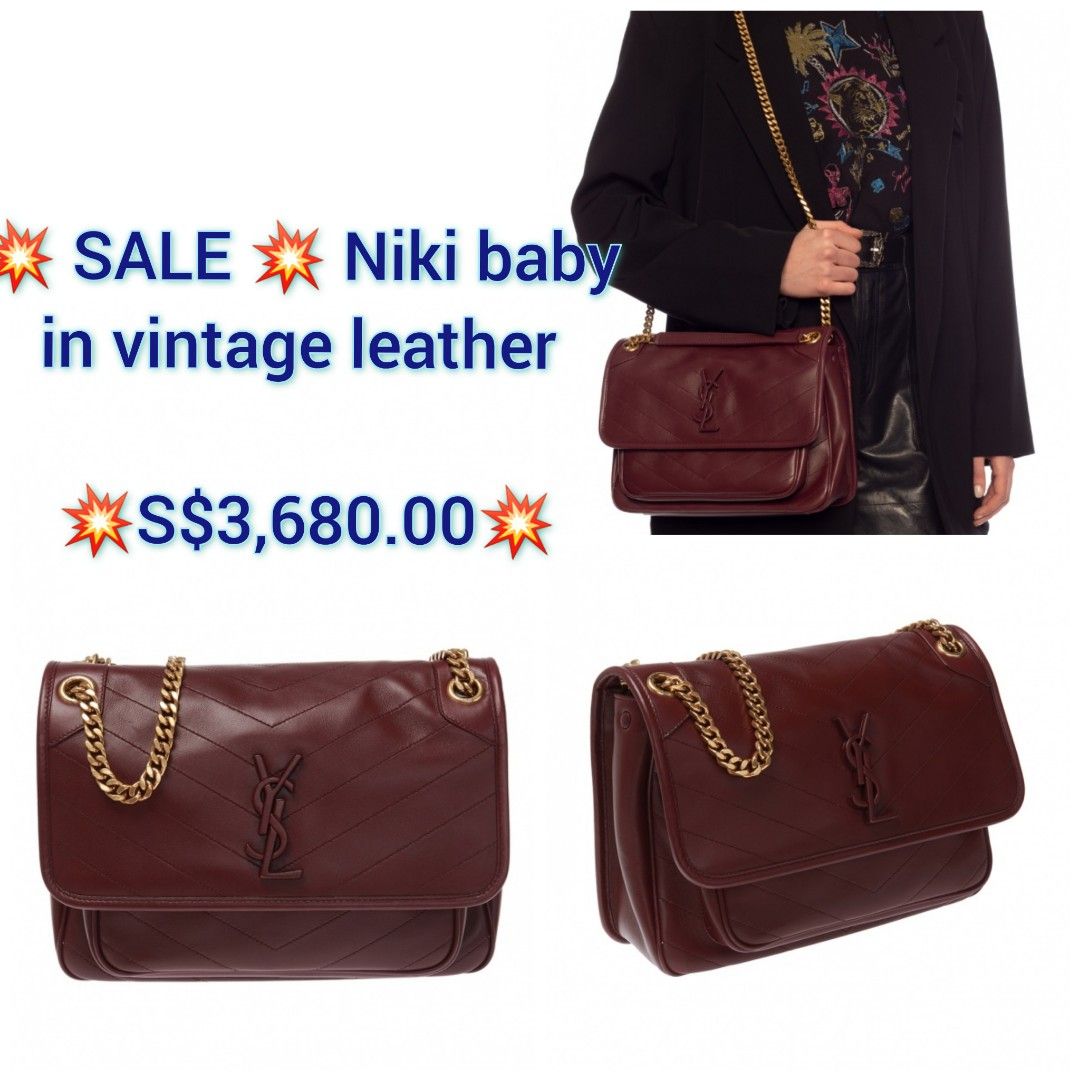 niki baby in vintage leather