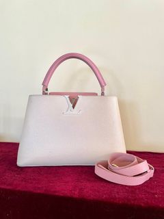 Louis Vuitton LOUIS VUITTON Capucines BB 2way Hand Shoulder Bag Taurillon  Leather Khaki M57227 RFID