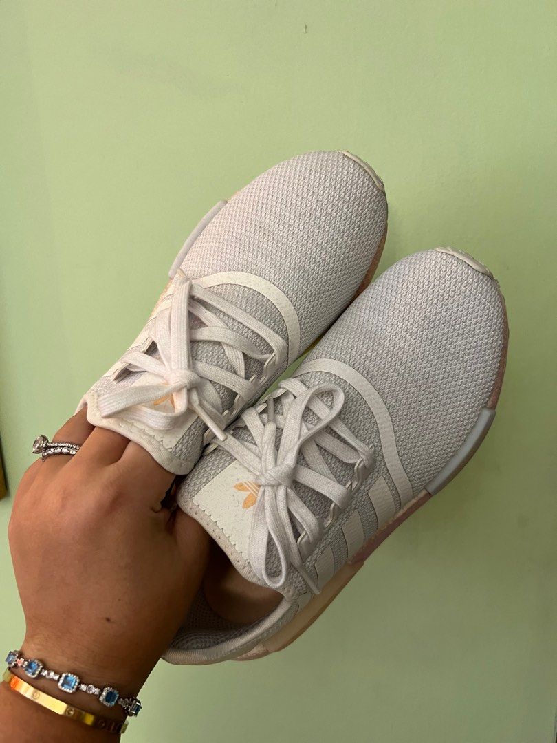 adidas gazelle silver green womens Shop White Mens adidas NMD R1 Lace Up Sneakers  Shoebacca