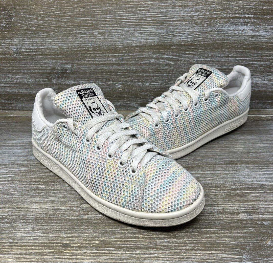 Stan smith knit white sales