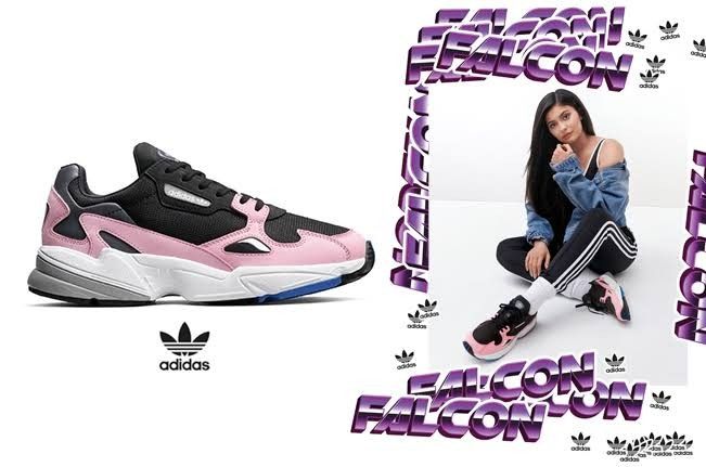 Adidas torsion Falcon kylie jenner pink and blue Women s Fashion