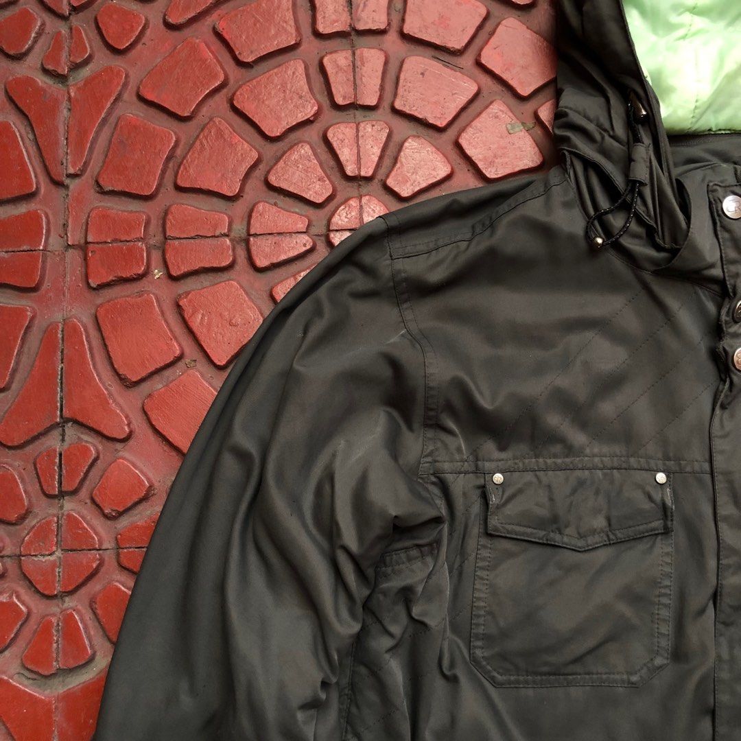 Betty rides ski jacket store