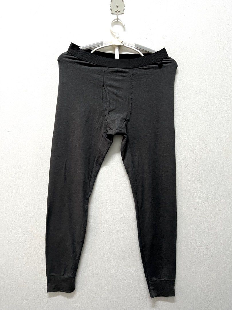 ANN4106: uniqlo heattech extra warm L size men grey tights