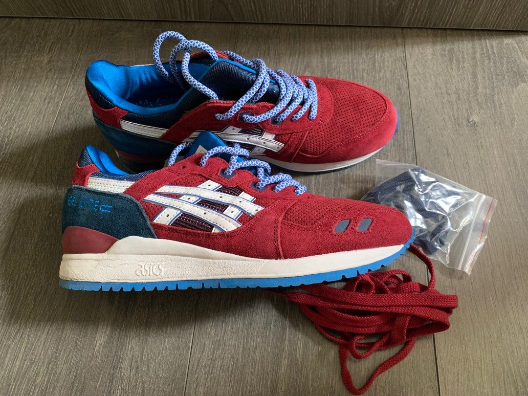 Gel lyte top iii bordeaux