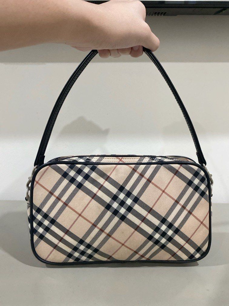 Linen crossbody bag Burberry Multicolour in Linen - 40614285