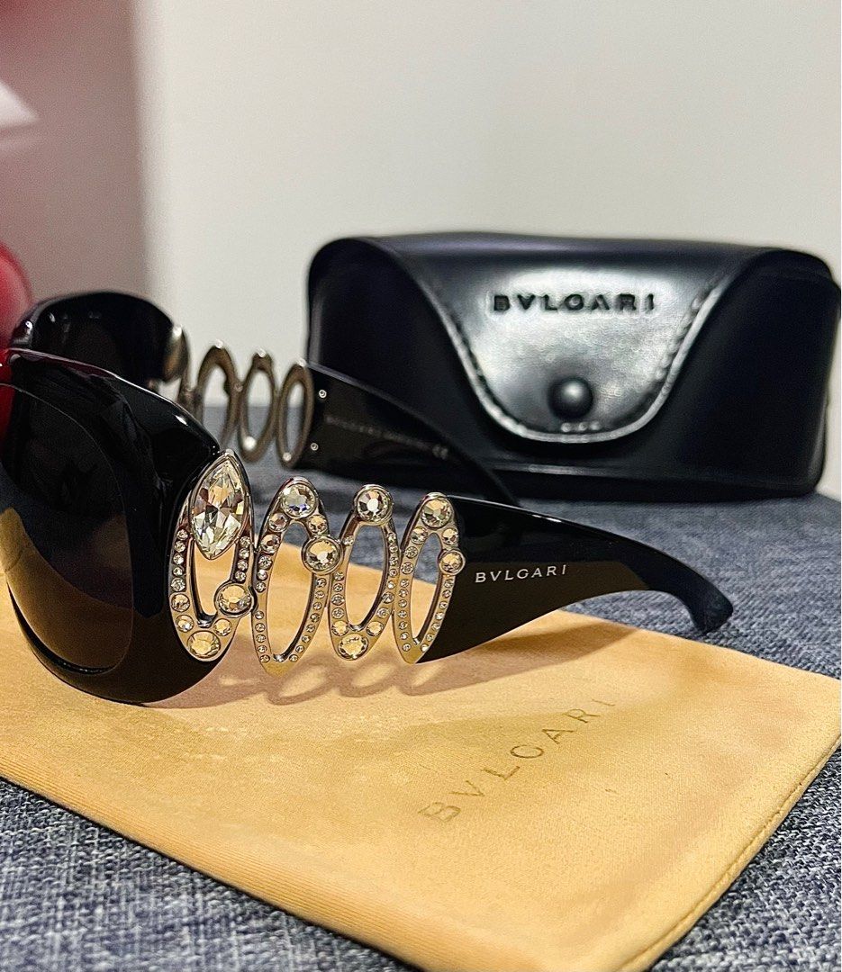 Authentic bvlgari dysgraphic sunglasses