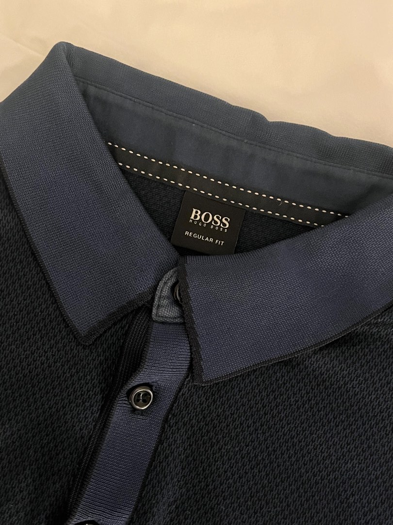 Authentic Hugo Boss Polo Shirt Longsleeves - like zara nike lv