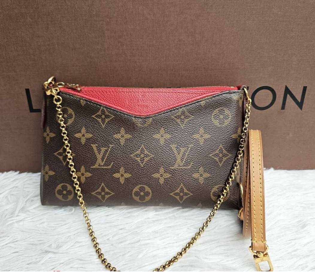 Lv pallas clutch sling, Luxury, Bags & Wallets on Carousell