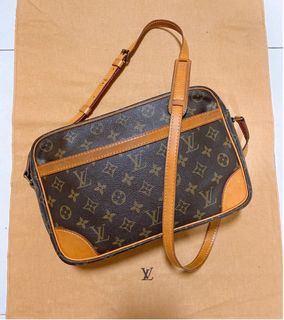 Louis Vuitton Trocadero Handbag Monogram Empreinte Leather Neutral