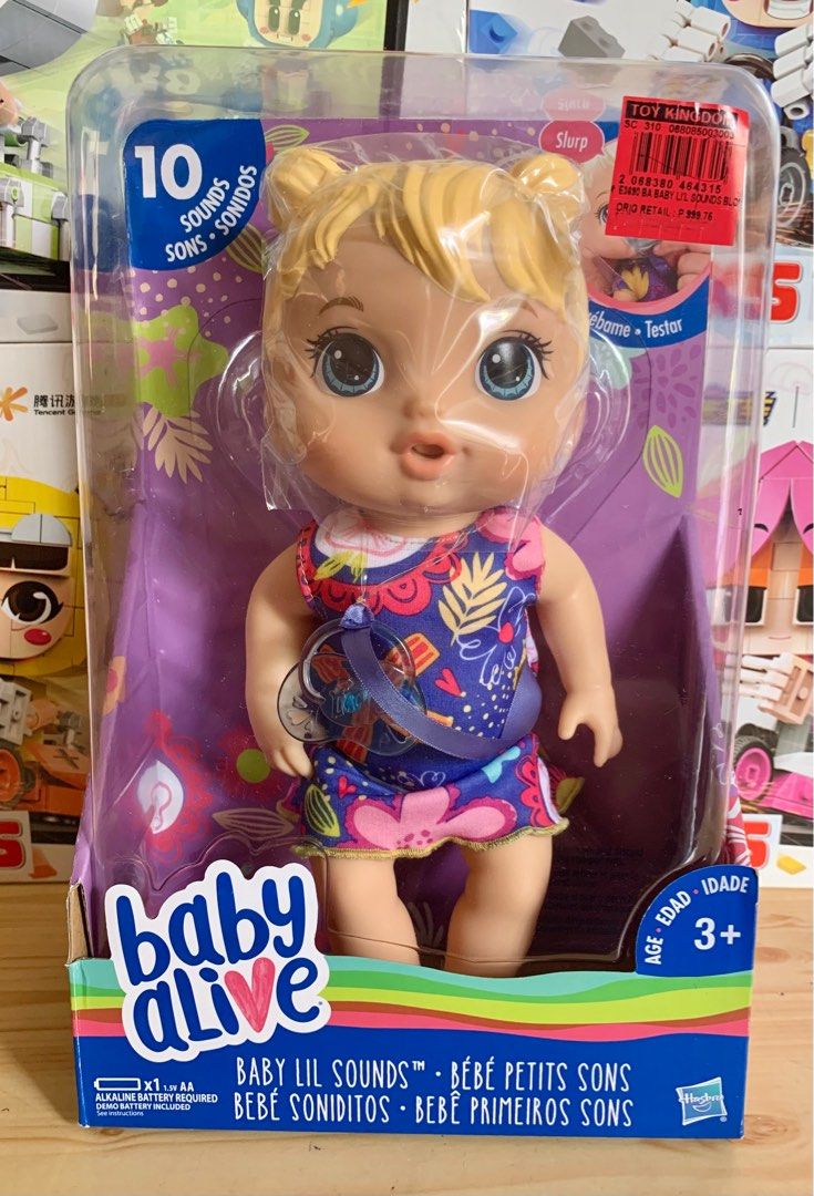 Baby alive on sale baby lil sounds