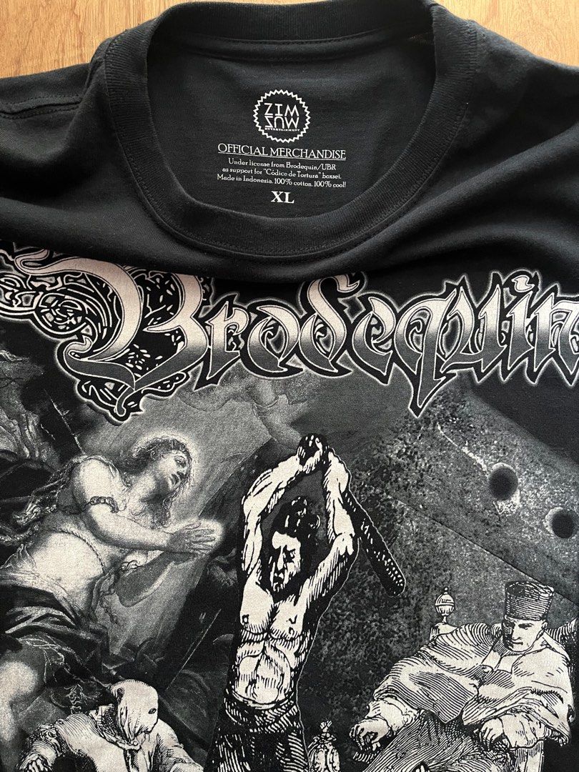 Baju metal Brodequin codice or cortura Men s Fashion Tops