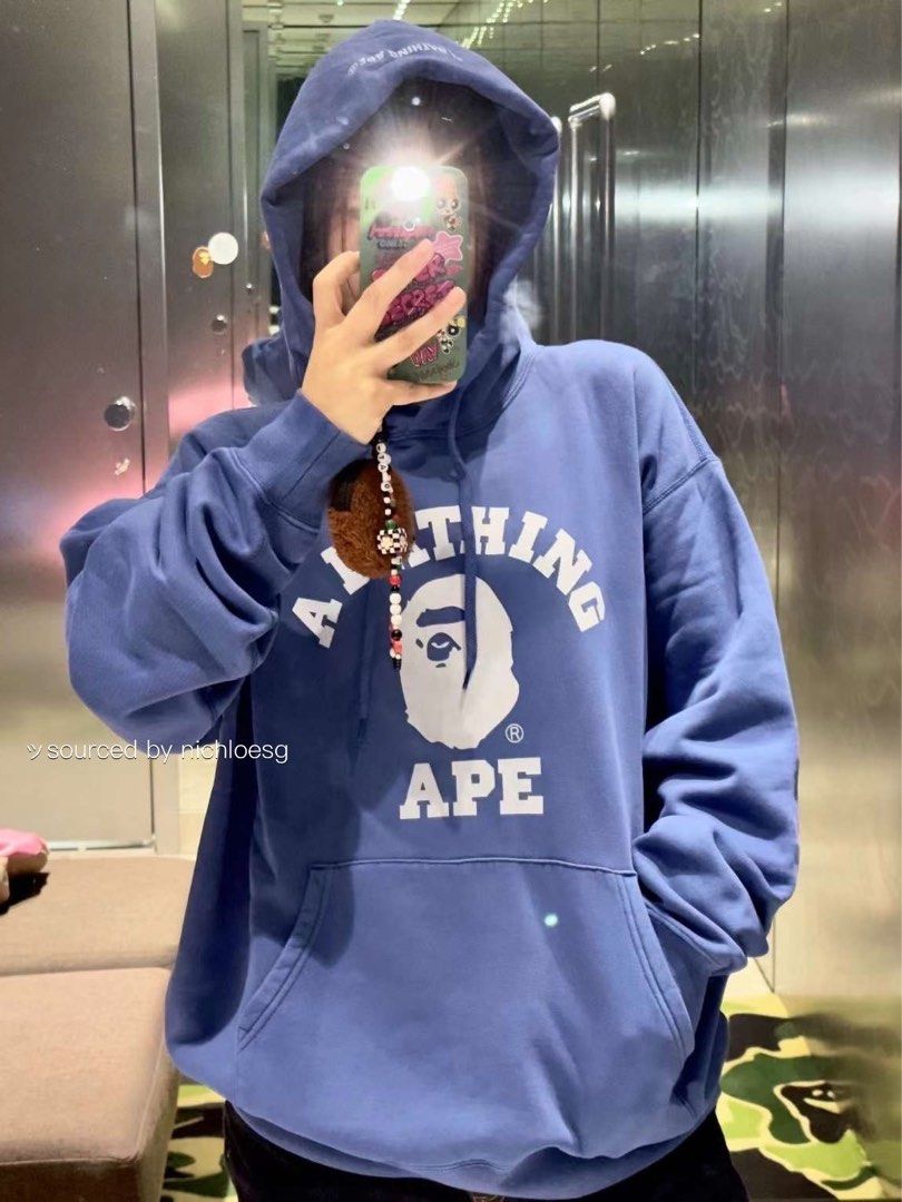 BAPE COLLEGE OVERDYE PULLOVER HOODIE