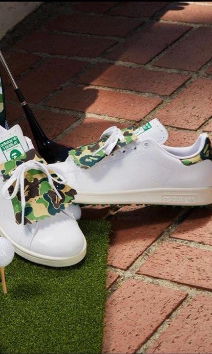 adidas gazelle silver green womens BAPE X ADIDAS STAN SMITH GOLF SHOES  Moore Unique Products
