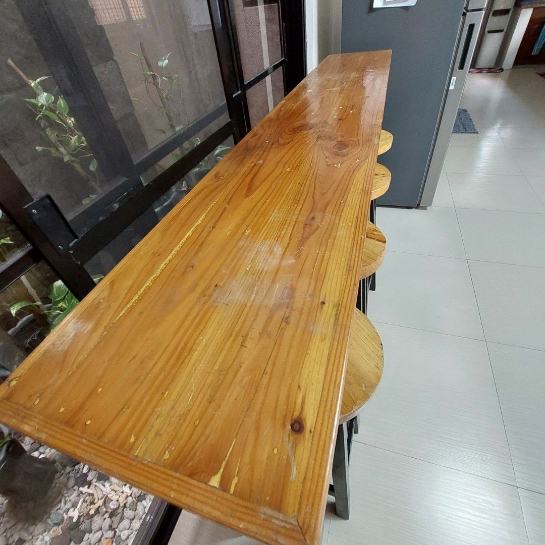 Bar Table made from Gmelina Wood, Furniture & Home Living, Furniture